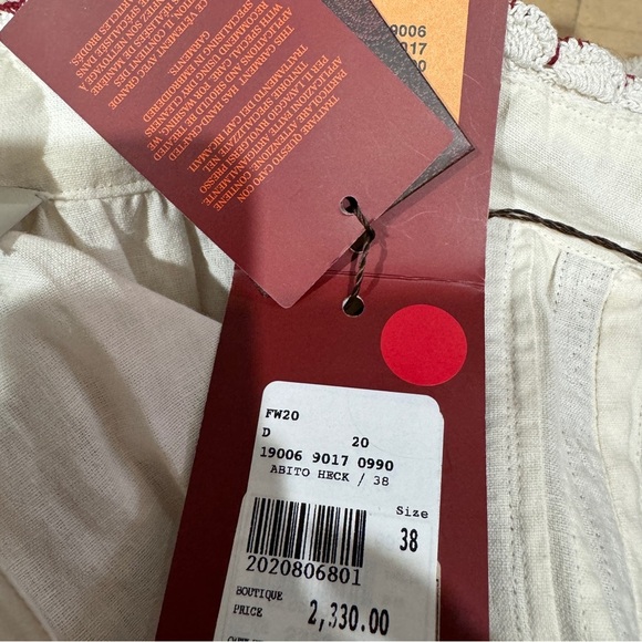 Etro cotton embroidered Dress NEW - Picture 7 of 12